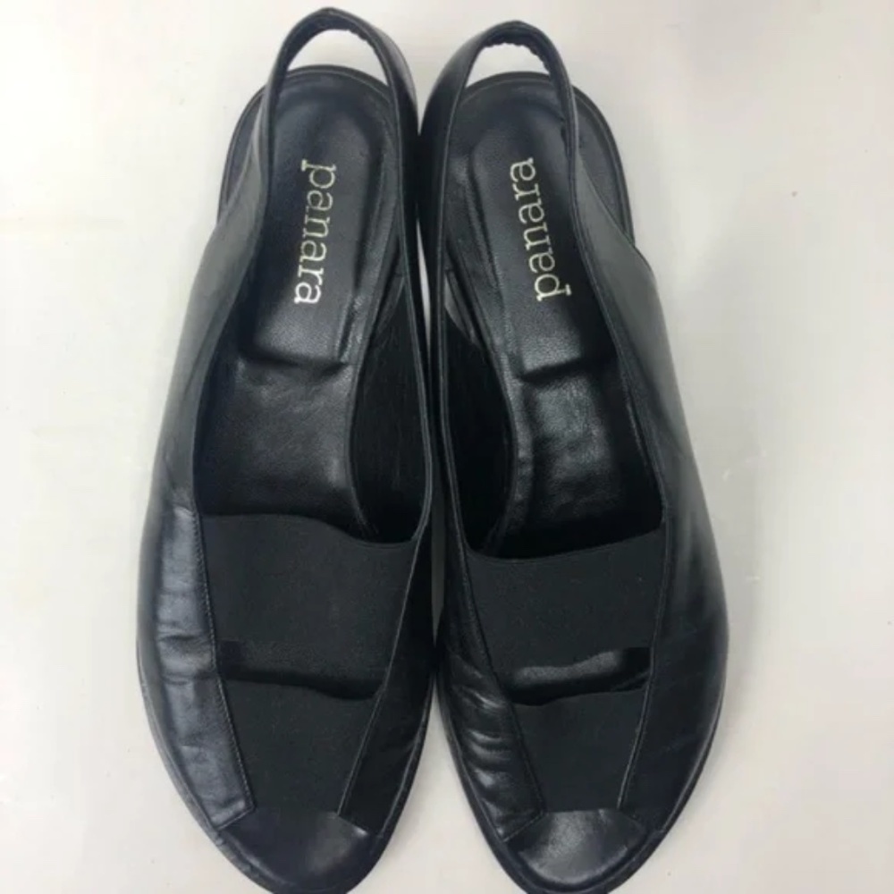 Panara Flat Sandal with Sling Black 7.5 - Picture 8 of 14